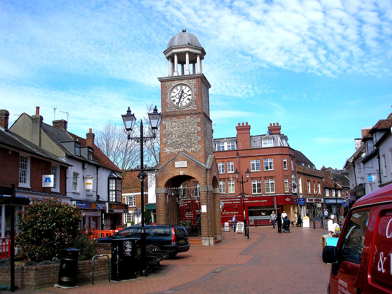Chesham Clock Tower on the High Street